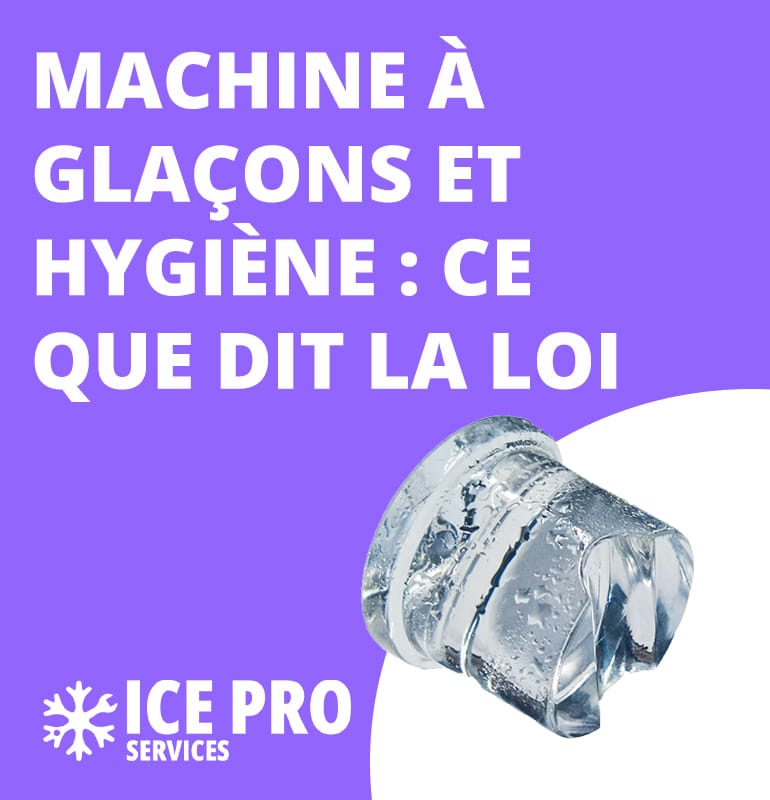 Machine à glaçons et hygiène : ce que dit la loi (HACCP et contrôles sanitaires)